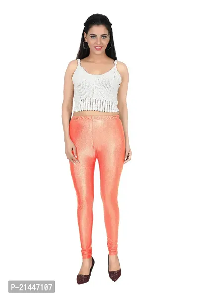 Fabulous Multicoloured Silk Blend  Leggings Combo For Women-thumb4