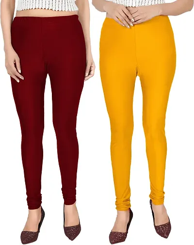 Fabulous Silk Blend Leggings Combo For Women