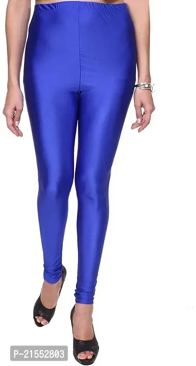 Colors Cube Streachable Shiny Chudidar Legging-thumb0