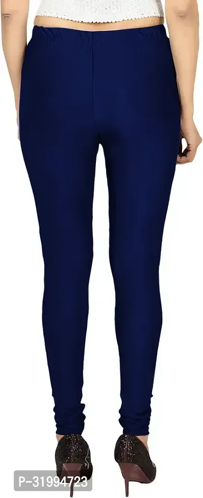 Fabulous Silk Blend Solid Leggings For Women-thumb2