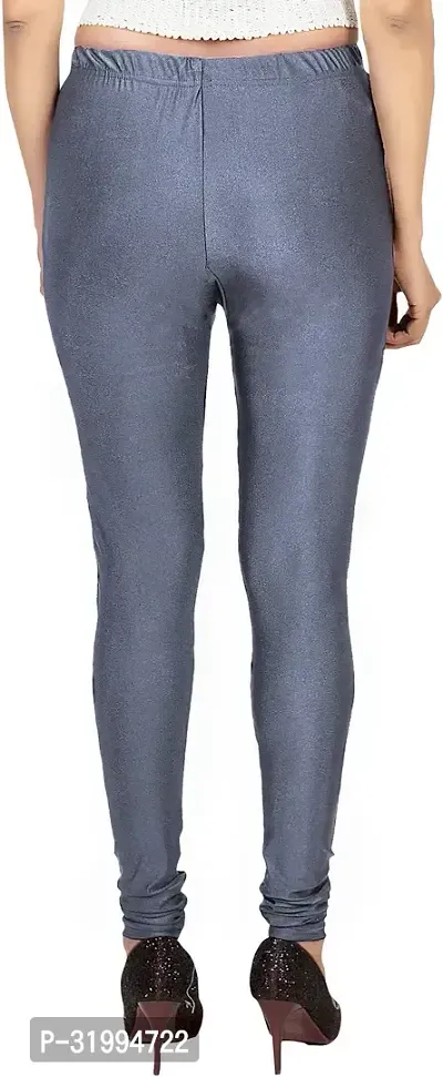 Fabulous Silk Blend Solid Leggings For Women-thumb2