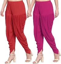 Fabulous Rayon Solid Dhoti Salwar For Women- Pack Of 2-thumb2