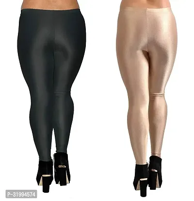 Fabulous Cotton Solid Leggings For Women- Pack Of 2-thumb3