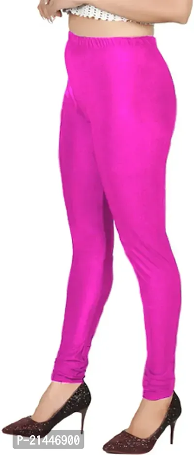 Fabulous Multicoloured Silk Blend  Leggings For Women-thumb3