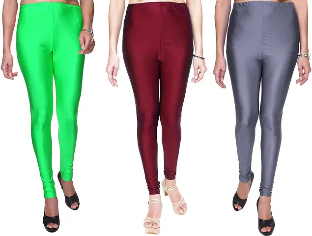 Fabulous Silk Blend Leggings Combo For Women