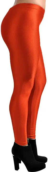 Colors Cube Streachable Shiny Chudidar Legging-thumb2