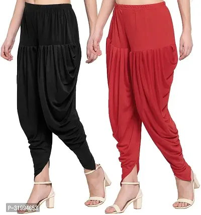 Fabulous Rayon Solid Dhoti Salwar For Women- Pack Of 2-thumb2