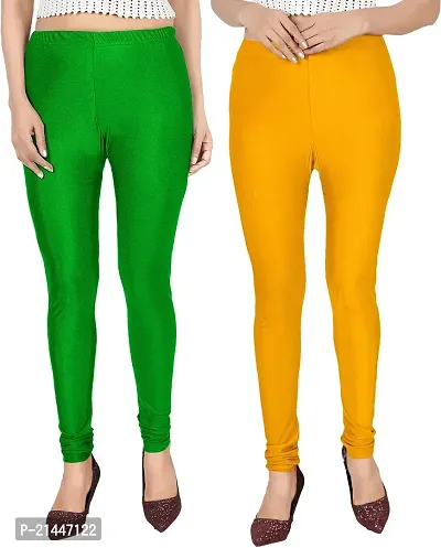 Fabulous Multicoloured Silk Blend  Leggings For Women