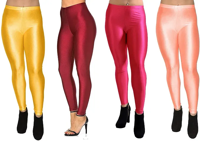 Fabulous Silk Blend Leggings Combo For Women