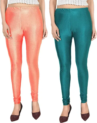 Fabulous Silk Blend Leggings Combo For Women