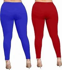 Fabulous Satin Solid Leggings For Women- Pack Of 2-thumb1