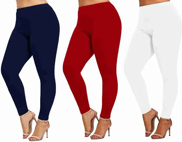 Geifa Stretchable Gym wear Sports Leggings Ankle Length Workout