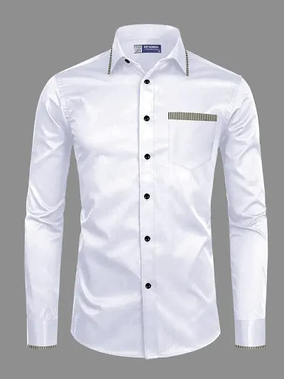 Trendy Cotton Long Sleeve Formal Shirt 