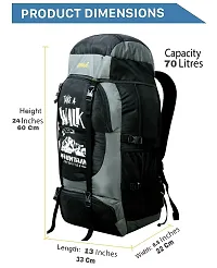 UNISEX Water Proof Mountain Rucksack/Hiking/Trekking/Camping Bag/Backpack for Adventure Camping Rucksack - 70 L-thumb3