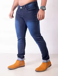 FANG JEANS Denim Stretchable and Comfortable Mid Rise Regular Fit Casual Jeans for Men (529)-thumb4