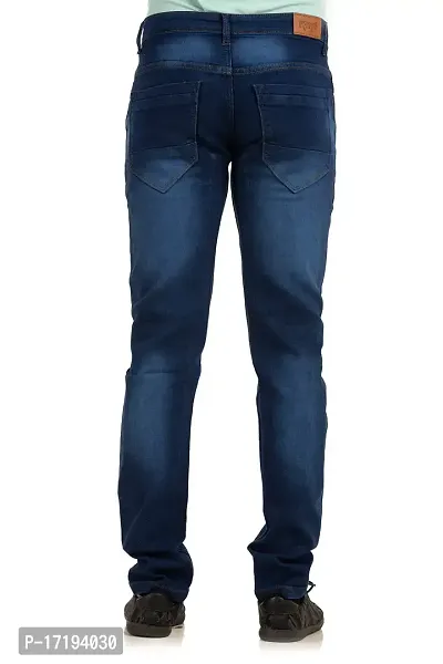 FANG JEANS Denim Stretchable and Comfortable Mid Rise Regular Fit Casual Jeans for Men (479)-thumb3