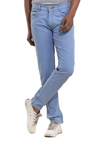 FANG JEANS Denim Stretchable and Comfortable Mid Rise Regular Fit Casual Joggers Jeans for Men (599)-thumb3