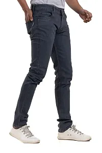 FANG JEANS Denim Stretchable and Comfortable Mid Rise Regular Fit Casual Joggers Jeans for Men (599-1)-thumb1