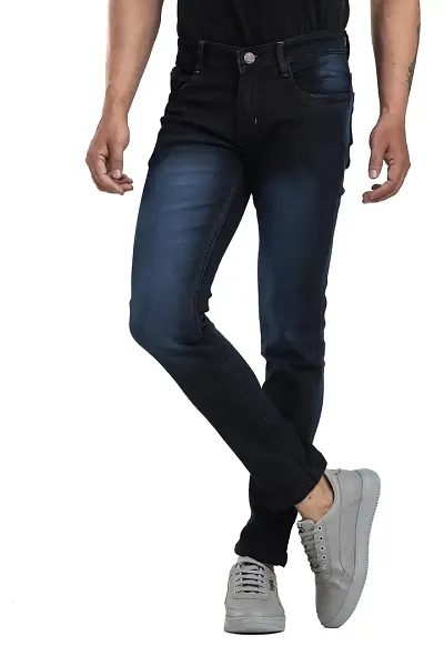 Classic Denim Solid Jeans For Women