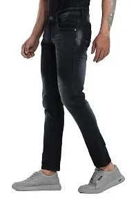 Classic Denim Solid Jeans for Women-thumb2