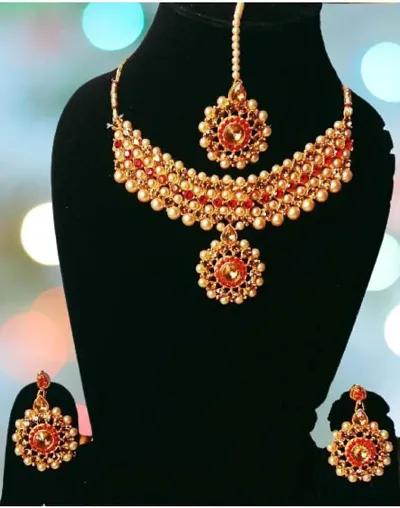 Elegant Alloy Jewellery Set For Women