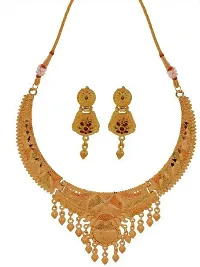 Elegant Alloy Gold-Plated Gold Jewellery Set-thumb3