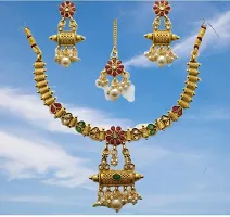 Elegant Alloy Gold-Plated Gold Jewellery Set-thumb3