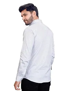 NIRANKARYA Men's Plain Cotton Collared Neck Long Sleeve Casual Shirt (Sky Blue-X-Large)-thumb4