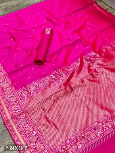 Elegant Art Silk Saree with Blouse piece For Women