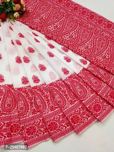 Womens soft lichi silk cloth sarees