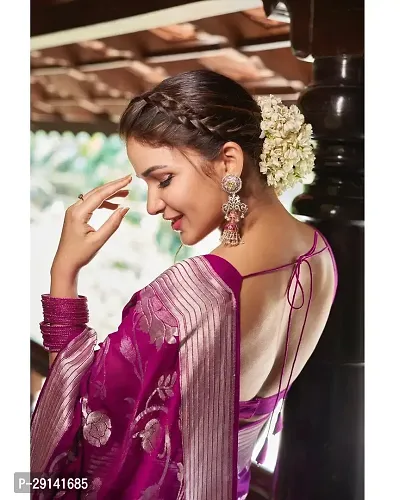 Elegant Art Silk Saree With Blouse Piece-thumb4