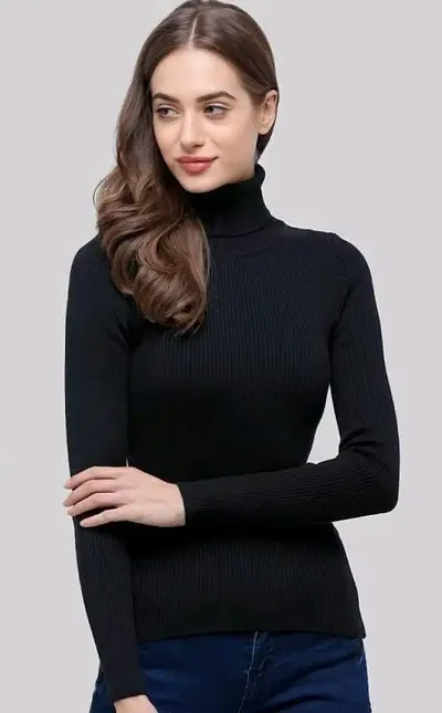 High Neck Top With Full Sleeves For Women