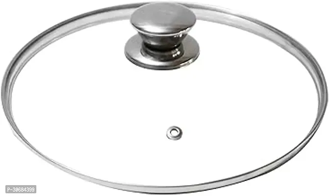 KANDARPURIA Long Lasting Glass Lid, Glass Lid for Kadai (24 cm)