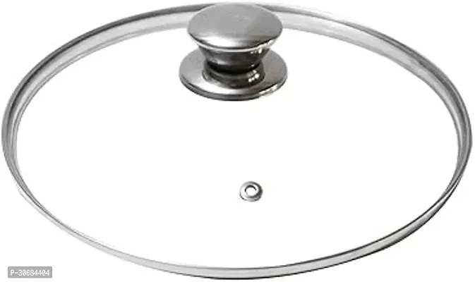 KANDARPURIA Long Lasting Glass Lid, Glass Lid for Kadai (20 cm)