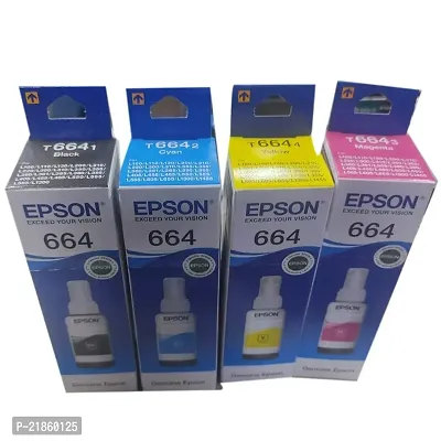 Epson 664  ink set (yellow, cyan, magenta, black)
