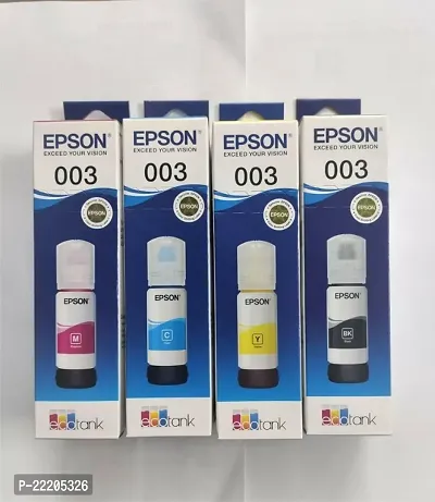 Epson 003 Ink 1 Set of Colors Printer Pack of 4