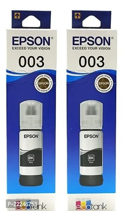 Epson 003  black ink bottle set of 2-thumb0