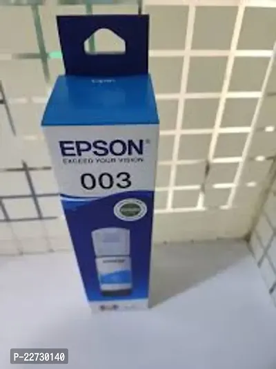 Epson 003 ink cyan color bottle