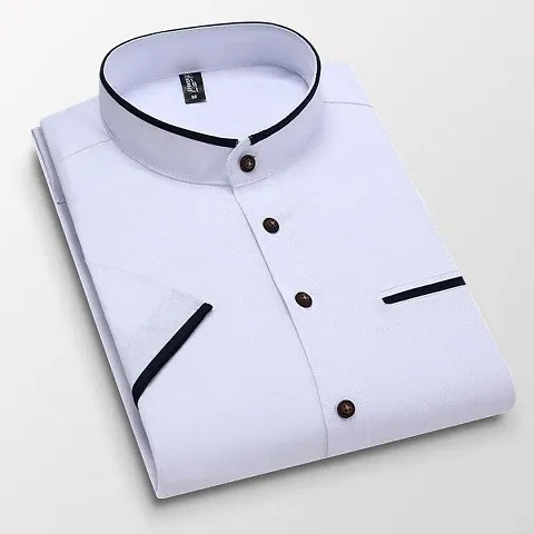 Reliable Solid Half Sleeve Casual Shirt For Men