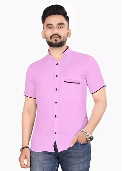 Reliable Solid Half Sleeve Casual Shirt For Men