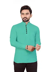 We Present New Formal Solid Designer Kurta Shirt.-thumb3