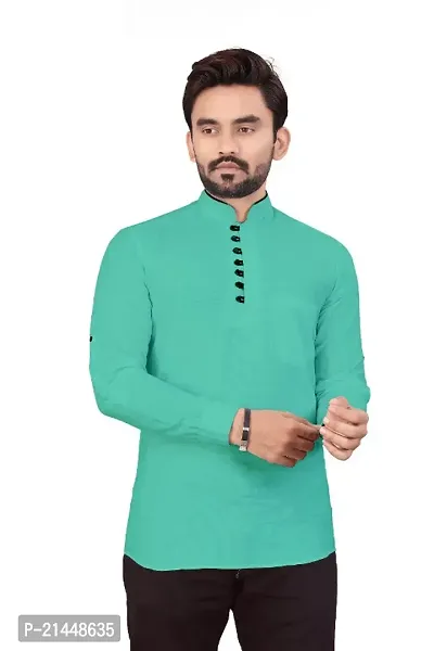 We Present New Formal Solid Designer Kurta Shirt.-thumb4