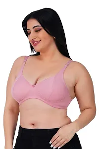 Stylish Fancy Cotton Solid Non Padded Bras For Women-thumb3