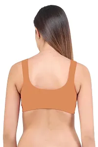 Stylish Fancy Cotton Solid Non Padded Bras For Women-thumb1