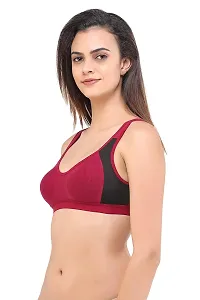 Stylish Fancy Cotton Solid Non Padded Bras For Women-thumb2