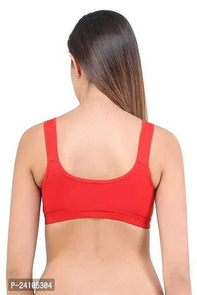 Stylish Fancy Cotton Solid Non Padded Bras For Women-thumb2