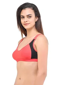 Stylish Fancy Cotton Solid Non Padded Bras For Women-thumb1