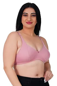 Stylish Fancy Cotton Solid Non Padded Bras For Women-thumb2