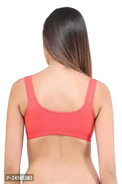 Stylish Fancy Cotton Solid Non Padded Bras For Women-thumb3