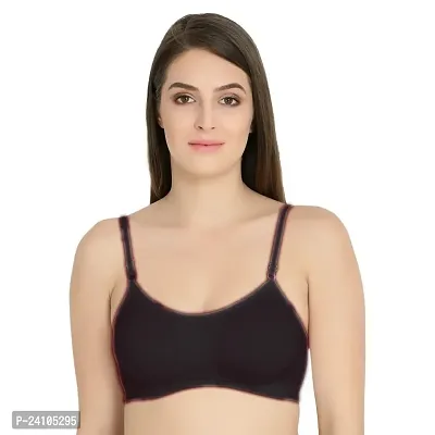 Stylish Fancy Cotton Solid Non Padded Bras For Women